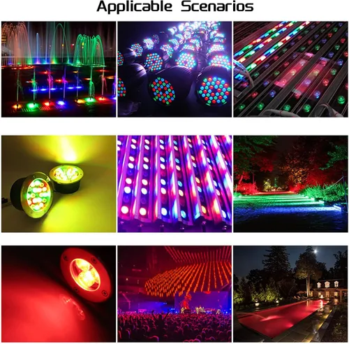 Vista 7 de Chip LED de alta potencia 10W RGB emisor de luz súper brillante COB módulo lámpara de repuesto de componentes de cuentas iluminación DIY