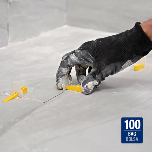Vista 2 de QEP LASH - Sistema de nivelación de azulejos, parte B, cuñas (paquete de 100)