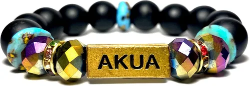 Vista 40 de Pulseras africanas tradicionales con nombre nacido en el día para mujeres de Ghana, materiales naturales, ajuste cómodo y holgado