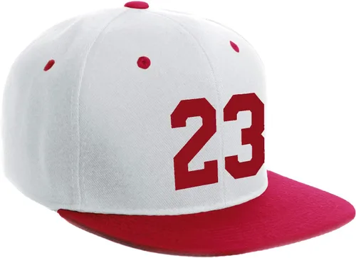 Vista 152 de Número de equipo modificado para requisitos particulares del jugador del color del sombrero del Snapback de la visera plana clásica de la visera