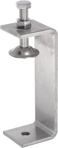 Vista 7 de uxcell Abrazadera en C de acero inoxidable con apertura de mandíbula de 1.811 in de ancho para carpintería Soldadura Edificio Montaje