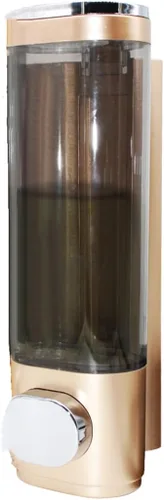 Vista 11 de Dispensador de jabón de 1 cámara para montaje en pared, dispensador de bomba de ducha de baño de 13.5 fl oz, dispensador de jabón de ducha de loción