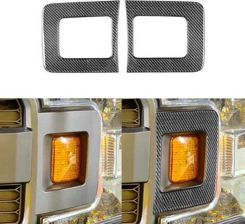 Vista 11 de Adhesivo de fibra de carbono para espejo retrovisor de automóvil, panel de poste triangular, adhesivo de pilar A, compatible con F150 SVT Raptor