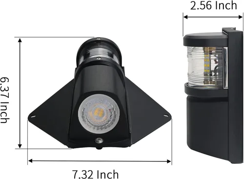Vista 5 de Luz de mástil y cubierta LED para velero