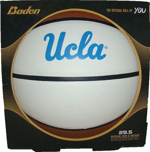 Vista 2 de Baden NCAA UCLA Bruins - Balón de baloncesto con autógrafos de tamaño oficial 7