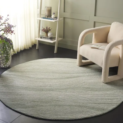 Vista 42 de SAFAVIEH Metro Collection - Alfombra decorativa de 2 x 3 pies, azul y marfil, diseño transicional, ideal para áreas de alto tráfico en pasillo, baño