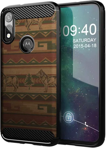 Vista 33 de CasesOnDeck - Funda compatible con Motorola Moto E (2020), diseño delgado, flexible, elegante, de protección contra golpes, funda de poliuretano