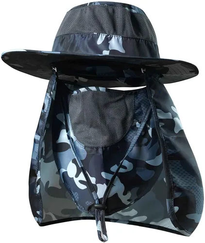 Vista 8 de Fishing Hat,Sun Cap with UPF 50+ Sun Protection and Neck Flap,for Man and Women