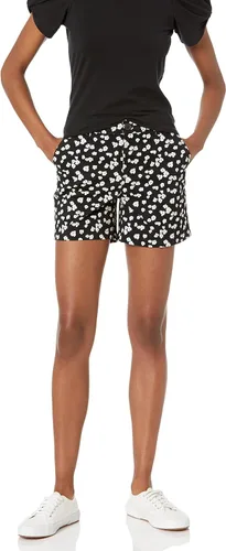 Vista 16 de Amazon Essentials Pantalones cortos caqui de tiro medio y entrepierna de 5 pulgadas para mujer (disponible en cortes rectos y curvos)