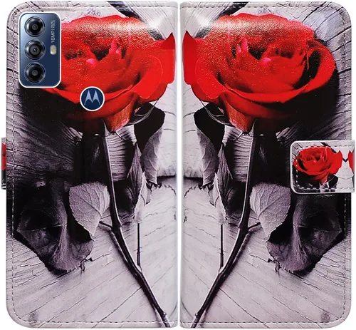 Vista 16 de Bcov Funda para Moto G Play 2023, diseño de pájaro negro y verde con tapa para teléfono con ranura para tarjetas, soporte para Motorola Moto G Play
