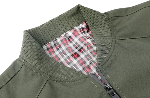 Vista 5 de Lentta - Chaqueta Bomber de Ajuste Delgado y Ligera de Softshell para Hombre, Chaquetas de Otoño para Hombre