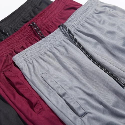 Vista 3 de Paquete de 3 pantalones deportivos deportivos deportivos casuales con bolsillos para hombre (disponibles en tallas grandes y altas)