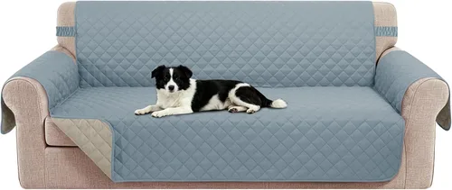 Vista 49 de Fundas para Silla Reclinable Reversibles Funda de Sofá para Mascotas Protector de Muebles Lazy Boy (Silla 23'', Beige/Beige)