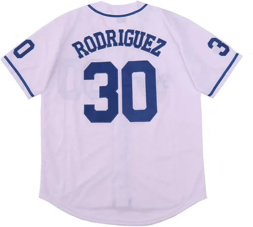 Vista 3 de EXIGENT Benny The Jet Rodriguez #30 The Sandlot Movie Baseball Jersey Navidad y verano
