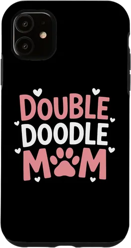 Vista 8 de Double Doodle Mom Labradoodle Goldendoodle Dog Parent Doodle Case for iPhone 17