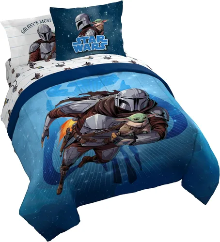 Vista 27 de Disney Moana - Juego de edredón individual de 5 piezas para niñas, color beige Bed in a Bag, Comforter Sheets Sham Pillowcase, Official