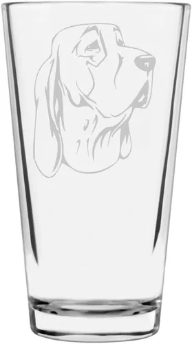 Vista 151 de Podenco Canario - Vaso de pinta de 16 onzas con temática de perro personalizado