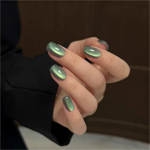 Vista 33 de GAOY Esmalte de uñas de gel Brown Cat Eye, 4629 azul ámbar, 0.5 fl oz Ámbar azul
