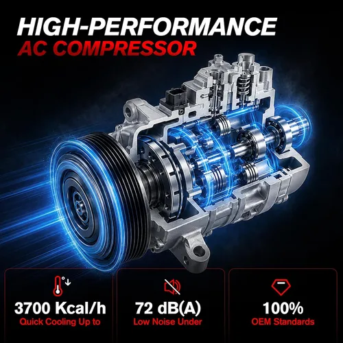 Vista 6 de Compresor de CA para Chevy/GMC modelo, 2000-2013 Silverado 1500, 01-13 Sierra 1500, 01-14 Tahoe, Suburban 1500, Yukon, Reemplazar 29002C 10364873