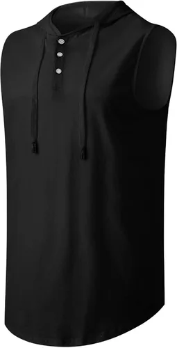 Vista 2 de Aiyino Sudadera deportiva de manga corta y larga para hombre, tallas S-5X, sudadera deportiva de hip hop
