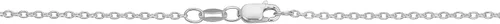 Vista 9 de Kooljewelry Collar de plata de ley u oro amarillo sobre plata de ley para mujer (0.047 in, 0.063 in o 0.083 in)