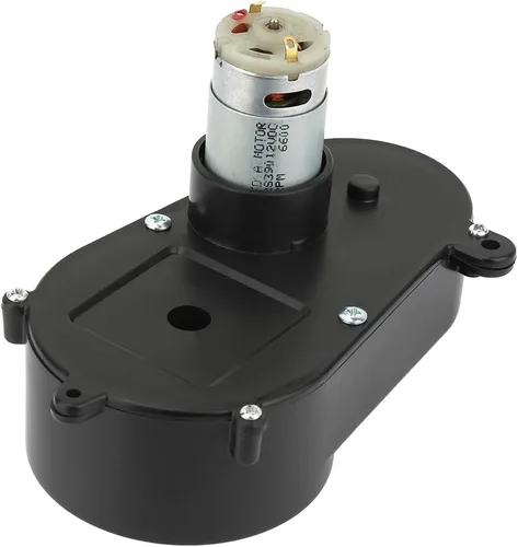 Vista 7 de Caja de engranajes RS390 Caja de cambios de dirección de motor eléctrico con bajo ruido, para niños coche niños juguete (5600Rpm 12V)