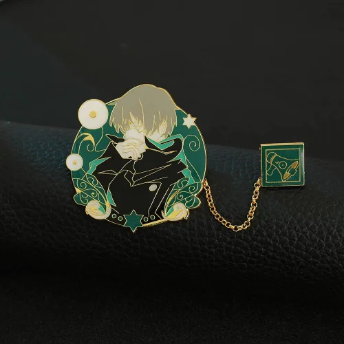 Vista 6 de Anime Enamel Pins - Cartoon Character Figure Cosplay Lapel Pin Metal Brooches Badges Gifts for Fans