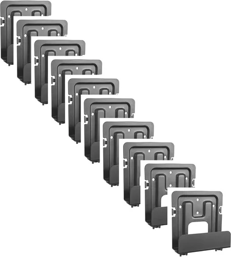 Vista 4 de Mount Plus MP-06-02 Soporte para caja de cable, soporte para módem Soporte de pared ajustable para dispositivos pequeños y anchos Reproductores