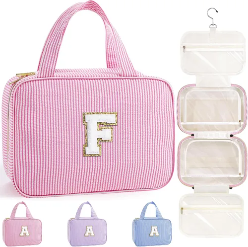 Vista 21 de TOPEAST Regalos de Navidad para Mujeres, Adolescentes y Niñas - Bolsa de Aseo Colgante de Viaje y Bolsa de Maquillaje, Bolsa de Aseo Personalizada