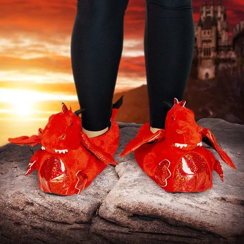 Vista 2 de Fuzzy Lobster Slippers for Women & Men, Pig, Fish, Sloth Funny House Shoes for Indoor & Outdoor, Animal Duck, Cute Novelty