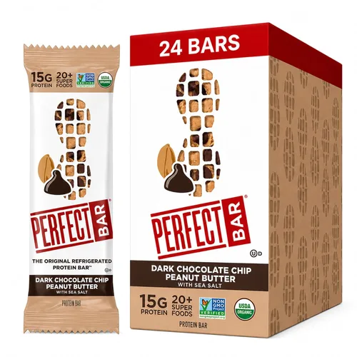 Vista 10 de Perfect Bar - Barra de proteínas refrigerada original, sabor mantequilla de maní