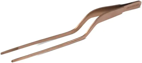 Vista 8 de Pinzas de cocina de acero inoxidable de grado alimenticio de 12 pulgadas, puntas dentadas, pinzas de cocina de precisión con mango ergonómico