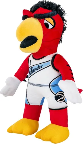 Vista 7 de Bleacher Creatures Atlanta Hawks Harry The Hawk Figura de Peluche de 10" - Una Mascota para Jugar o Exhibir