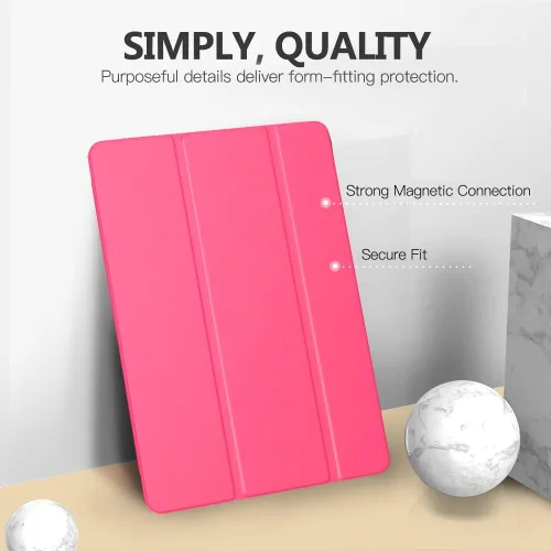 Vista 3 de Moko Funda inteligente para iPad de 9ª/8ª/7ª generación de 10.2 pulgadas, sandía Rojo sandía