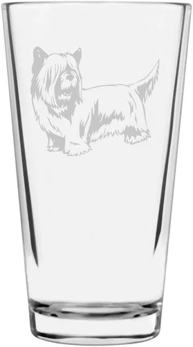 Vista 264 de Podenco Canario - Vaso de pinta de 16 onzas con temática de perro personalizado