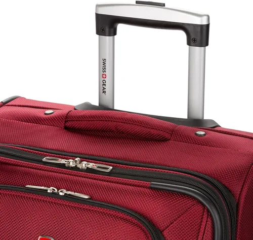 Vista 8 de SwissGear - Equipaje suave expandible Sion con ruedas, Borgoña