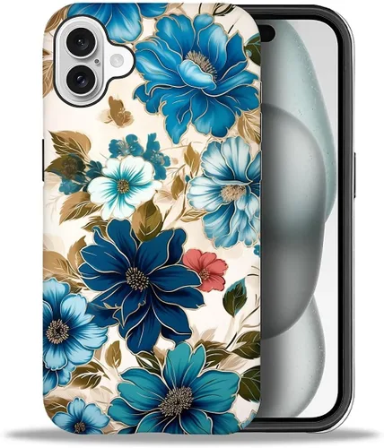 Vista 25 de CARLOCA Compatible con iPhone 12, Funda de Art Deco con patrón, TPU suave + PC duro 2 en 1, Funda protectora única con patrón, antiarañazos, TPU