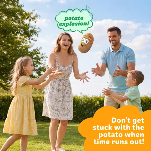 Vista 2 de Move2Play, Pass The Potato, hilarantemente salvaje y divertido juego activo Regalo para niños y niños pequeños Niños y niñas de 3, 4 a 8 años