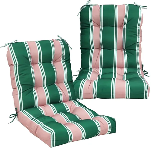 Vista 30 de EAGLE PEAK Cojín Acolchado para Silla de Exterior/Interior para Asiento/Respaldo, Juego de 1, 42'' x 21'', Azul Claro