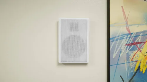 Vista 3 de Rockville 2 RockSlim Blanco Altavoces de Cine en Casa de 13,3 cm, 240w, Montaje en Pared, Altavoces delgados Fáciles 240W Peak, 80W RMS Per Pair