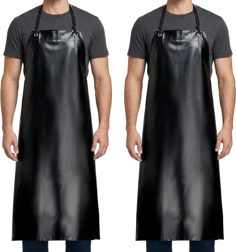 Vista 15 de Xpose Safety Heavy Duty Vinyl Waterproof Aprons, White - For Home, Industrial and Commercial Use - Chemical Resistant