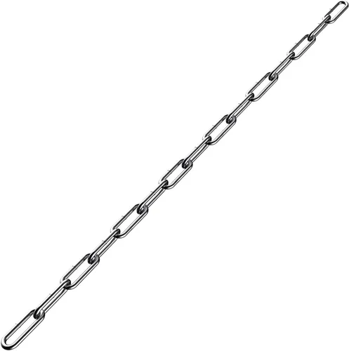 Vista 11 de Cadena de Acero Inoxidable, Lsqurel Cadena de Eslabones de Metal de 6.5 pies, Cadena de Servicio Pesado de 1/4 pulgadas, Cadena de Utilidad, Cadena