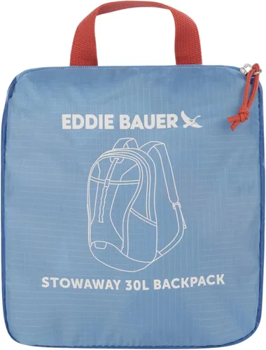 Vista 7 de Eddie Bauer Stowaway Mochila plegable - Azul costero, 30L costa azul