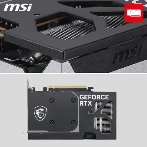 Vista 5 de MSI GeForce RTX 5050 8G VENTUS 2X OC Graphics Board VD9272