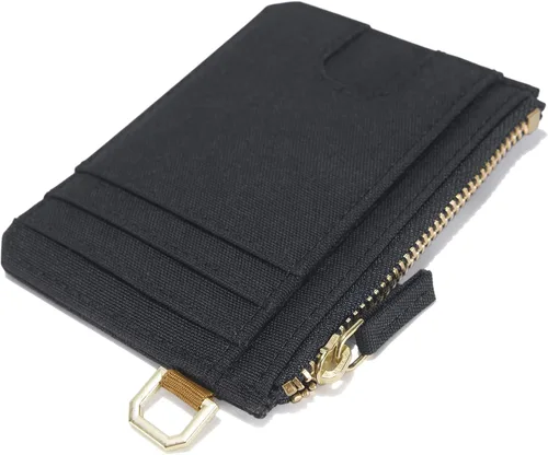 Vista 4 de Carhartt Cartera casual de nailon con cremallera para tarjetas para mujer