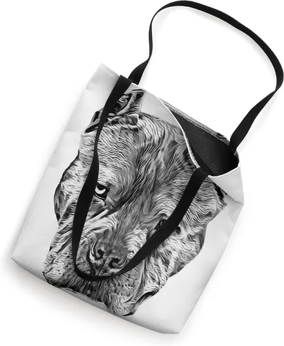 Vista 2 de Pit Bull Pitbull American Bully - Bolsa de regalo para dueños de perros Blanco 16 pulgadas