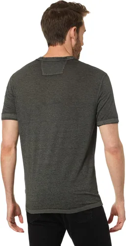 Vista 2 de John Varvatos Camiseta Davis con cuello en V para hombre