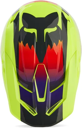 Vista 5 de Fox Racing Casco unisex para motocross V1, amarillo, XXL