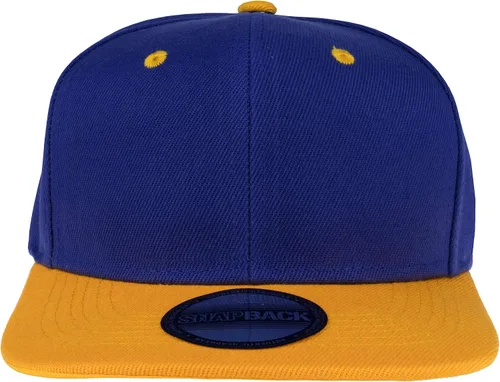 Vista 118 de Gorras Snapback Gelante para Hombres - Gorra de Béisbol con Visera Plana Ajustable - Liso en Blanco Ajustable Negro