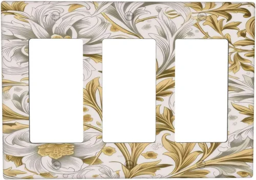 Vista 44 de Cubiertas de Interruptor de Luz Artísticas Decorativas Boho Figura Abstracta Interruptor de Pared Único Placa de Interruptor Decorativo Placa
